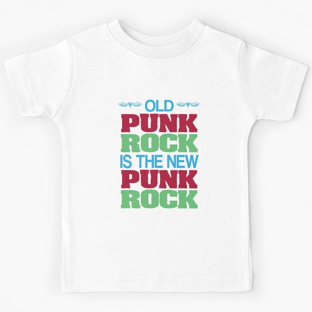 Old Punk is the new Punk Rock 80s music Kids T-Shirt 110