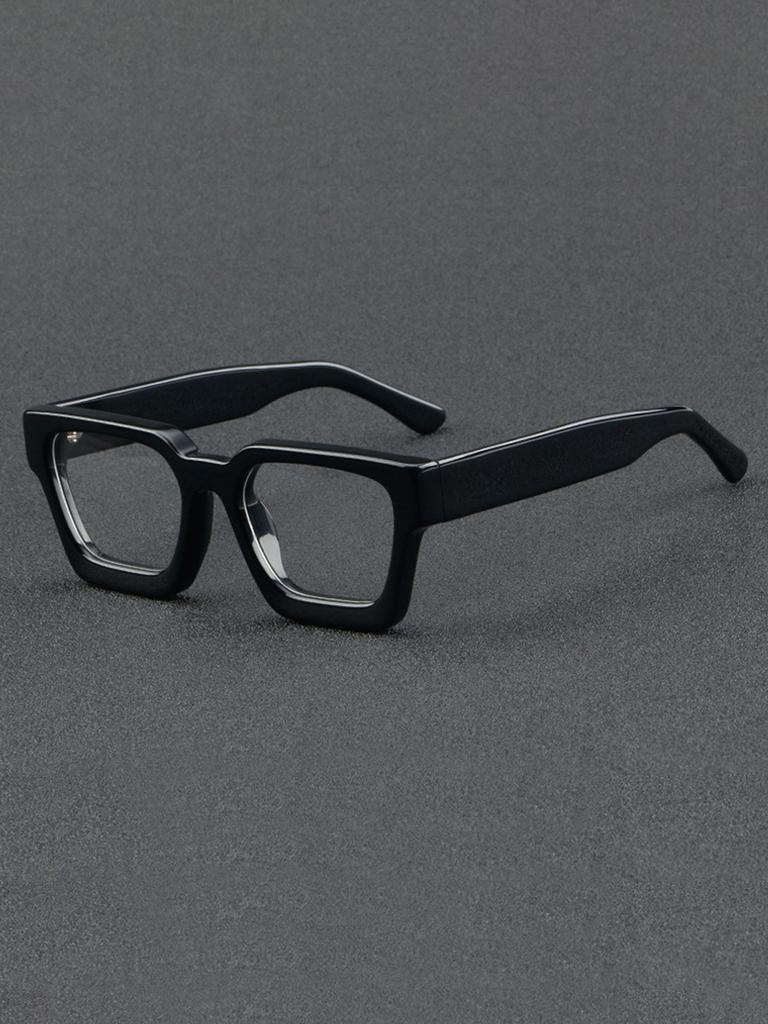 Vintage Big Wide Legs Acetate Glasses Frames High Quality Optical Eyewear for Women and Men