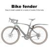 Front Rear Tire Mud Guards Strong Toughness Cycling Mud Flaps Lightweight Front & Rear Mudguard for Front Rear Wheels Below 50mm