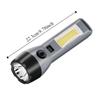 Waterproof LED Flashlight Rechargeable Solar Powered Charging Torch Energy Saving Portable Outdoor Camping Flashlight