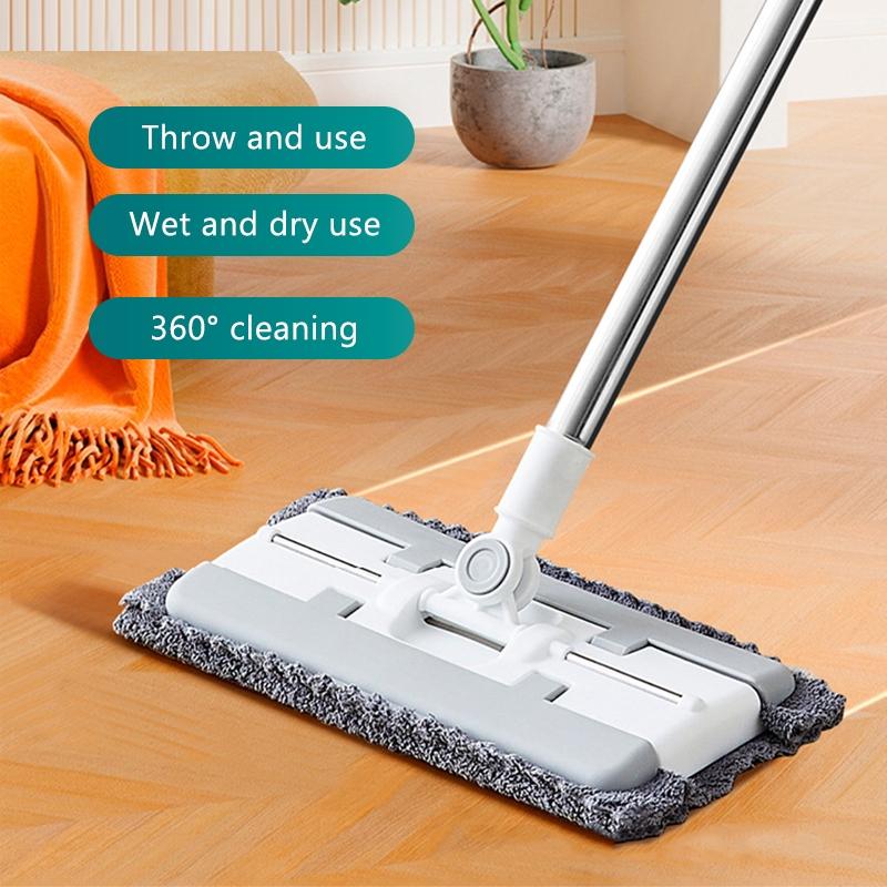 Mocio per Asciugamano Facciale a Clip Mocio Elettrostatico Rimuovi Polvere Mocio Usa e Getta in Carta Facciale Per Panni/Asciutto/Panno Cleaner