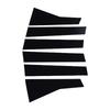 6PCS Car Door Window Pillar Posts Cover Trim PC Outer Door Window Pillar Panel Decorative Cover Replacement for   2017-2022