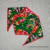 Nordöstliches ethnisches florales Bandana: Frühling-Herbst Hip Hop Quadratisches Halstuch