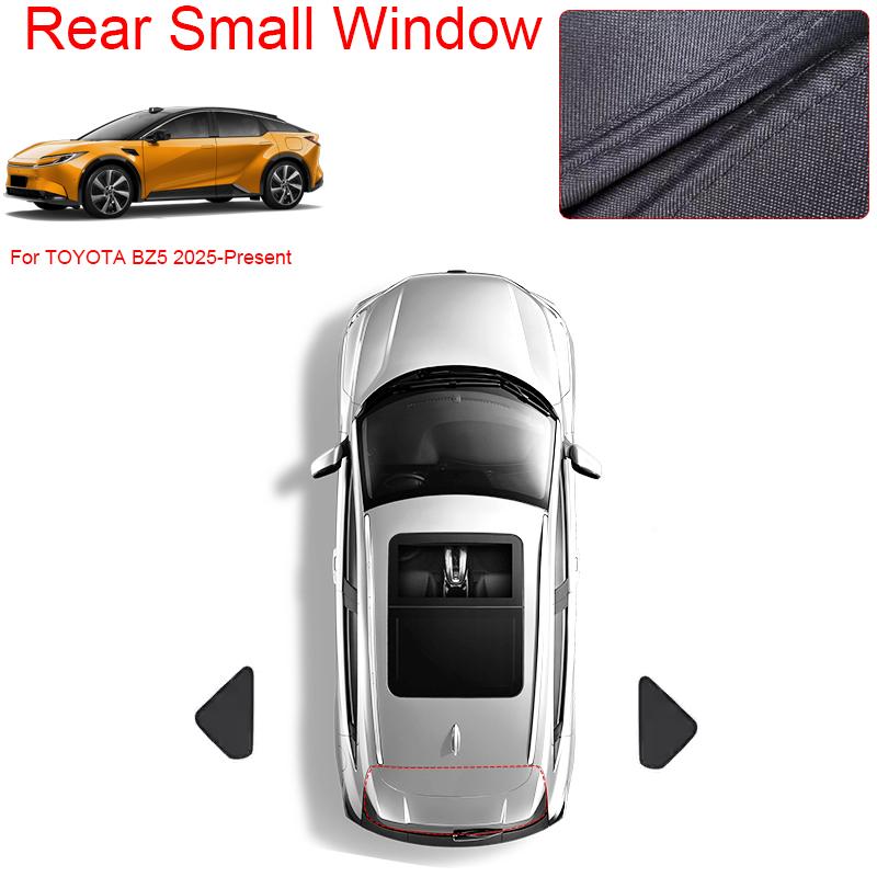 Car Black Window Privacy Sunshade For Toyota BZ5 2025-Present Auto Anti-UV Heat Insulation Protect Cover Interior Accessory