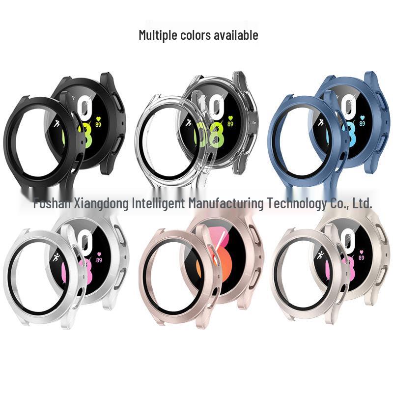 Защитный чехол для Samsung Watch 6 Classic со встроенной пленкой для моделей 5/Pro/4 - Жесткий ПК-чехол
