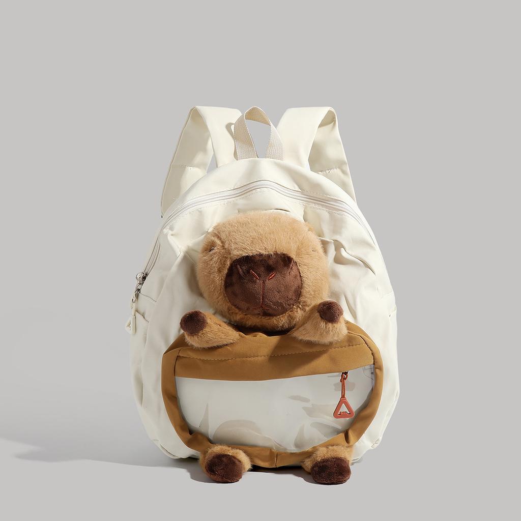 Cute Cartoon Kids School Bags Female Large-capacity Cartoon Funny Backpack Soft Girl Cartoon Animation Student Backpack Light Love Bag