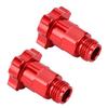 2PCS Spray Gun Cup Adapters Aluminum Alloy Paint Sprayer Cup Converter M16 Male Thread 1.5mm Pitch Red