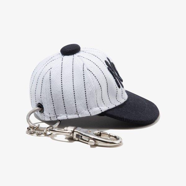 New Era New York Yankees Cap Key Holder White Stripe 15122090
