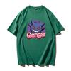 Pok É Mon Genggui Cartoon Anime Tshirt Short Sleeves Loose Summer Cotton Japanese Short Sleeves Men and Women