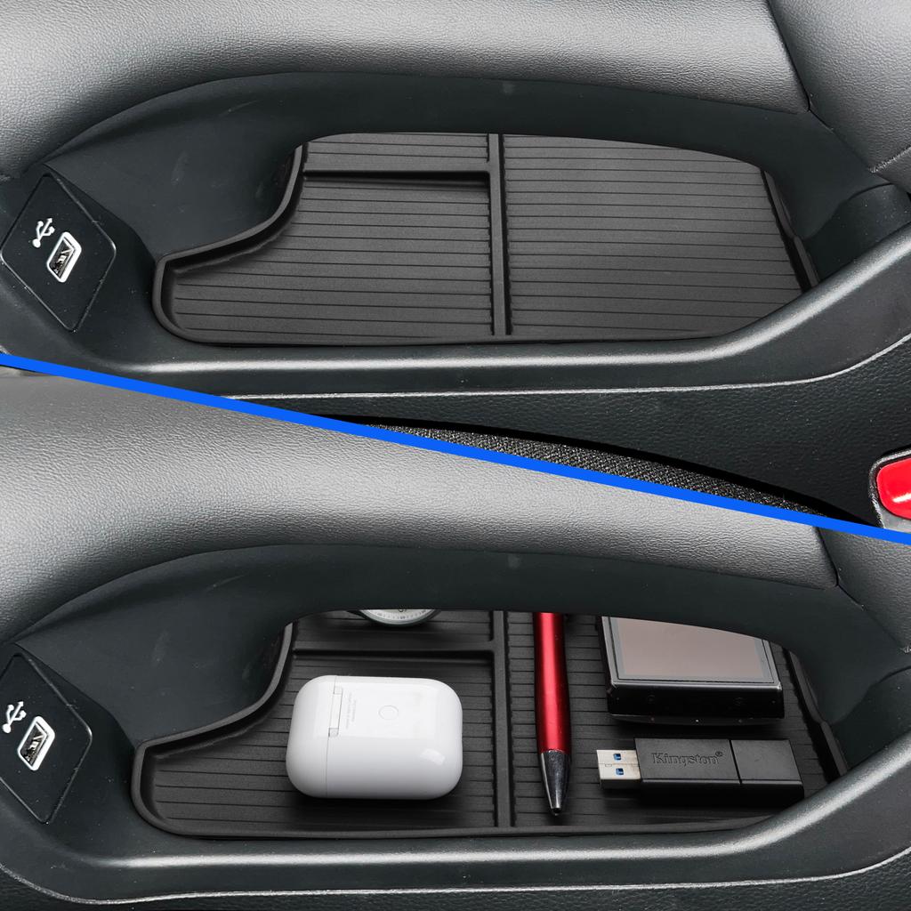 For Honda ZR-V 2025 HR-V US.Version Center Console Storage Box TPE Car Central Lower Layer Tray Organizer Accessories Tidying