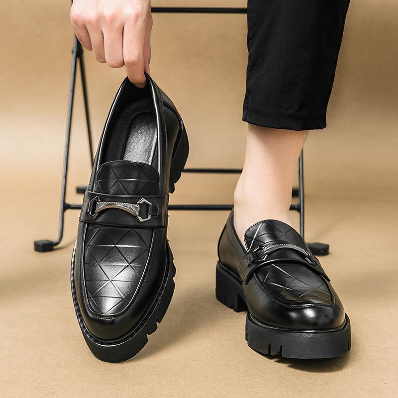 

Platform shoes Mens Leather Shoes outdoor Casual Formal Bleather shoes 38