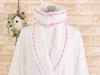 Towel Bathrobe with Hair Band Length 100cm 18115 X [K's Eye] Women's (Off Pink)