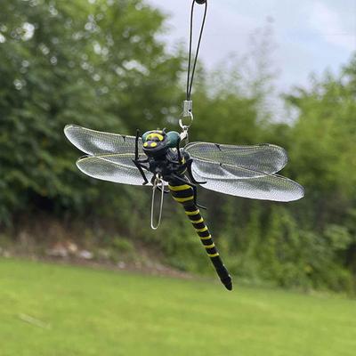 Clip On Dragonfly Artificial Realistic Fake Dragonflies 3D Small Realistic Ornament For Hat Indoor Camping Yard Garden Plant