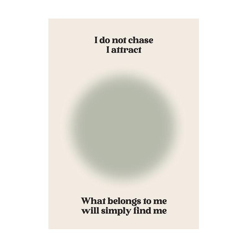 Закон притяжения принт в стиле бохо художественная цитата проявление холст плакат — фото 6