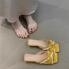 Fairy cool slippers female summer sweet with skirt bow open toe with sandals