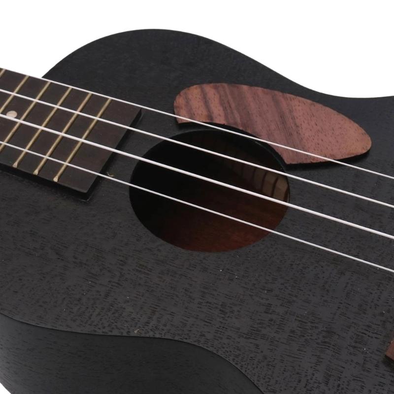 Anti-scratch Ukulele Pickguard Teardrop Shape Pick Guard Rosewood Shield Portable Ukulele Accessories for Ukulele Player