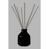 Pure Source India Keramik Schilf Diffusor Topf (3,5 Zoll, Schwarz)