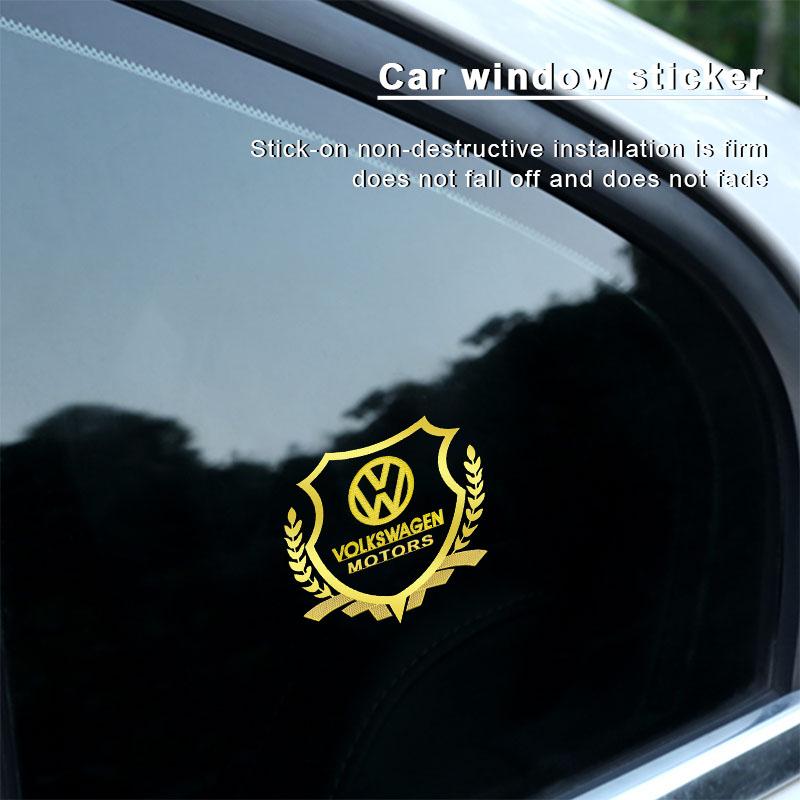 1Pcs Car Body 3D Stickers Wheat Ears Styling Emblem Auto Decoration For Volkswagen B6 B7 B5 Golf Polo Tiguan Passat EOS Scirocco Jetta MK6 Octavia