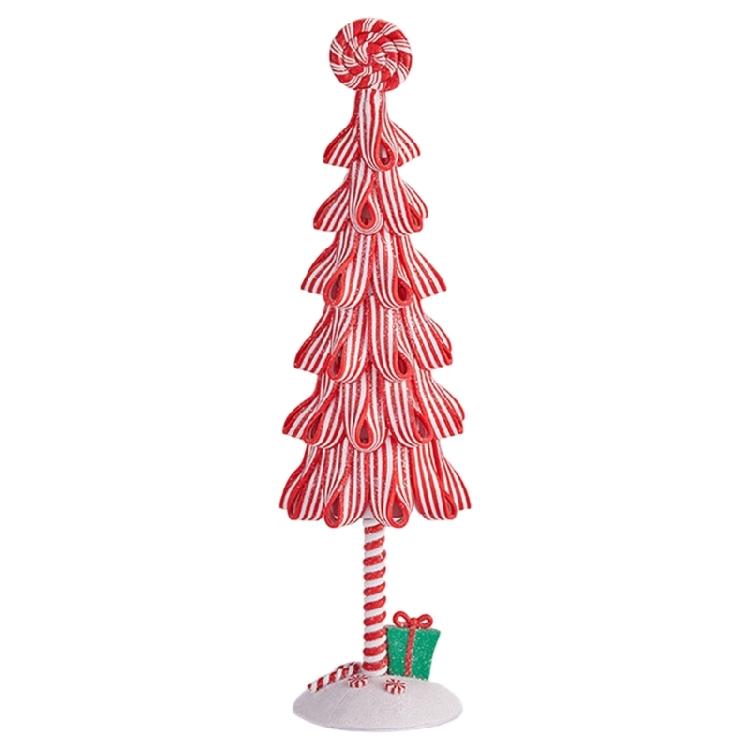 Vibrant Sugar Christmas Tree Ornament Durable PVC Ornament For Holiday Party Home Office Decoration