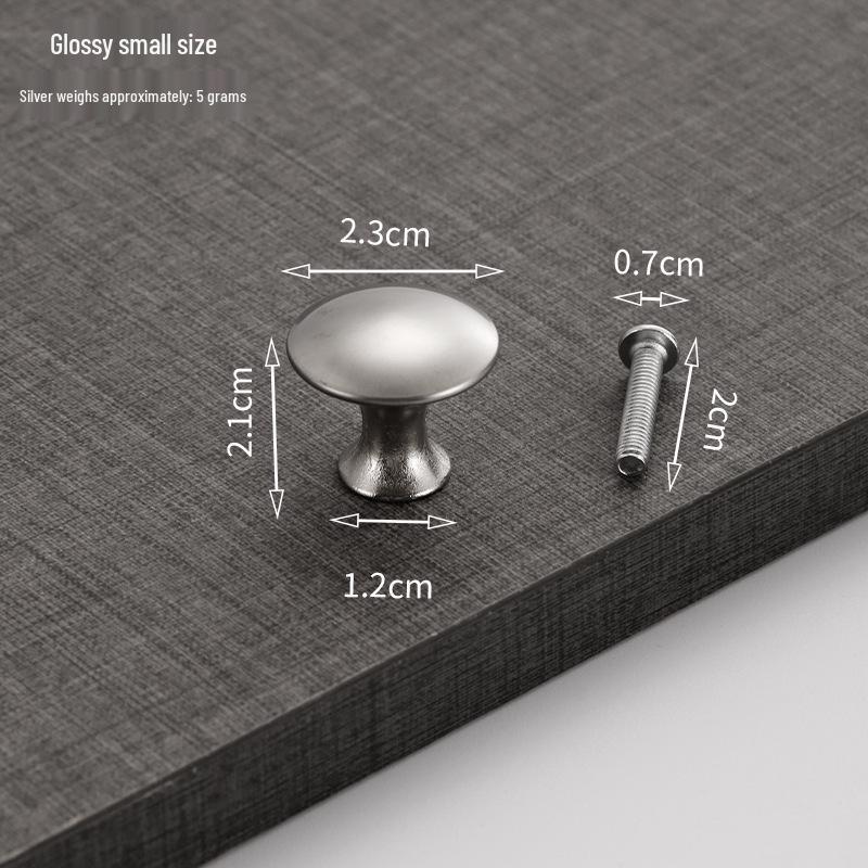 

Черная круглая ручка-кнопка из нержавеющей стали для шкафа