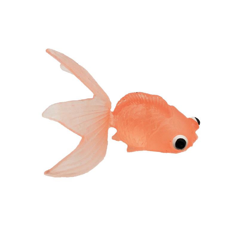 Large Soft Gel Simulation Goldfish Toy for Children - Fake Colorful Fish Model for Catching and Water Play