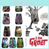 Cute I Am Groot Teenage Student Backpack Breathable And Durable