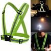 Highlight Reflective Straps Night Work Security Running Safety Adjustable Reflective Vest High Visibility Reflective Jacket
