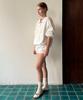 SINOON Shirring Shorts (White)