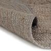 Handmade Jute Round Rug 90 Cm Gray