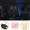 Projection Alarm Clock 8 Inch LED Curved Screen FM Radio Clock with 2 Alarm Sounds