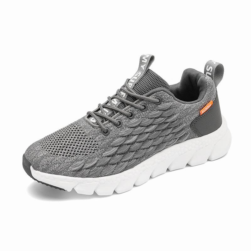 

6815 весенняя новая модная тенденция летающие тканые дышащие спортивные кроссовки корейская версия студенческих простых повседневных модных кроссовок для мужчин 47