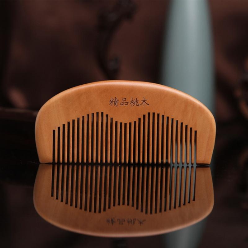 

Гребень из красного дерева, антистатический деревянный гребень, гребень из цельного дерева, деревянный гребень, гребень «рыбий хвост»