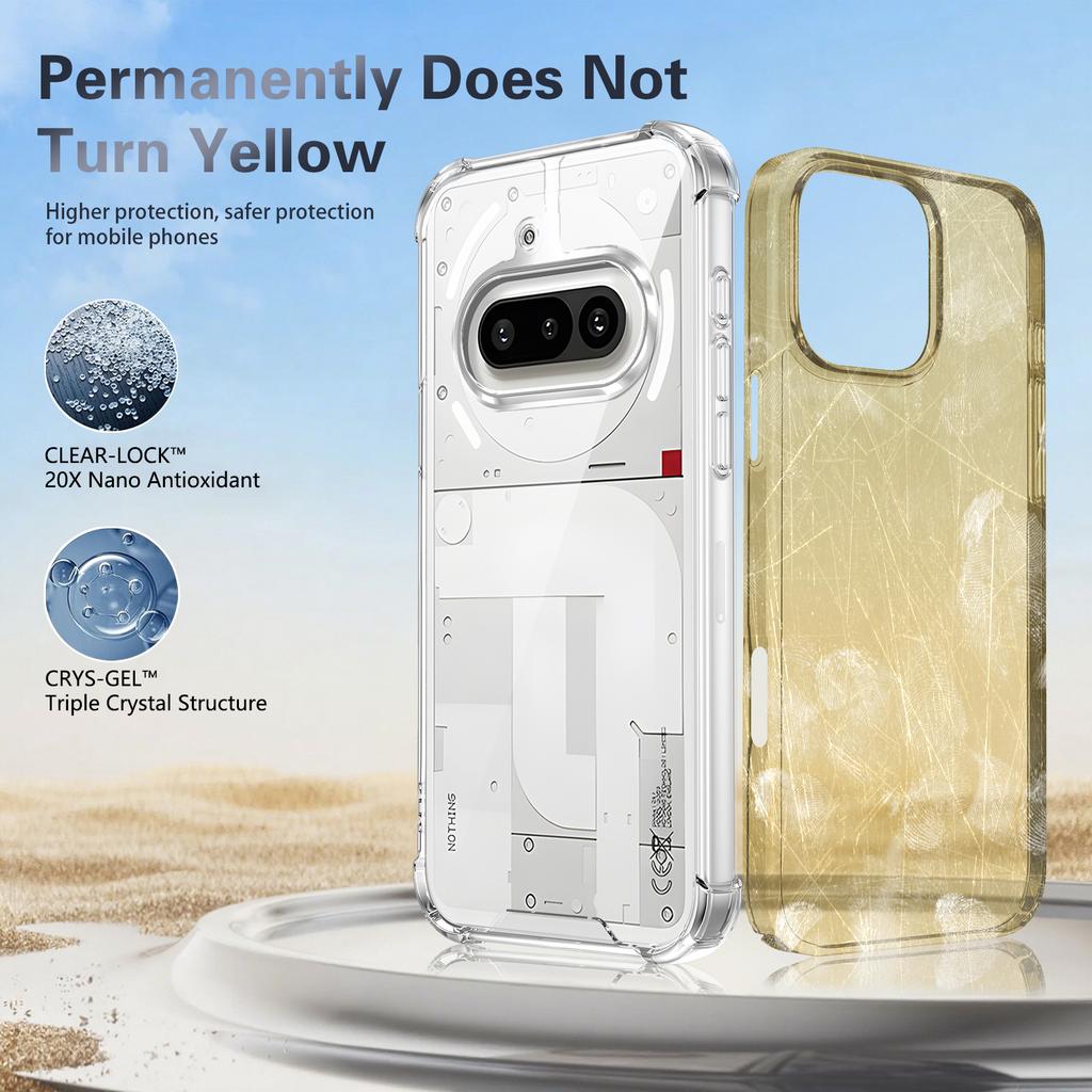 Luxury High Transparent Anti-Shock Phone Case for Nothing Phone 3A Pro CMF Phone2 Pro 1 Cover for Nothing Phone 3 2A 2 1 Funda