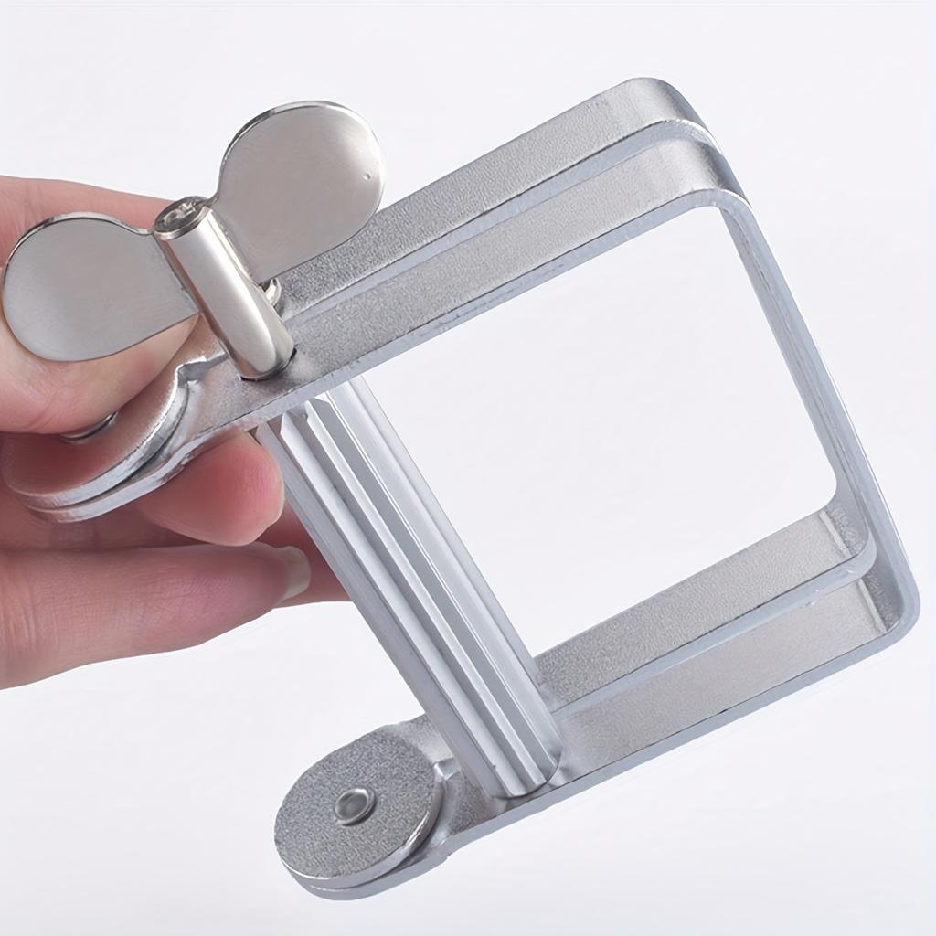 Manual Tube Squeezer - Water-Resistant Toothpaste Dispenser for Hair Dye, Paints, Cosmetics - No Electricity Needed Metal Squeezer