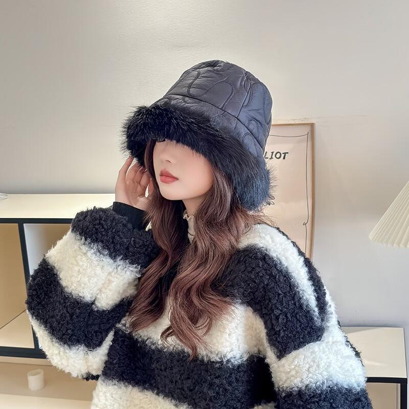 Women s Thickened Warm Bucket Hat