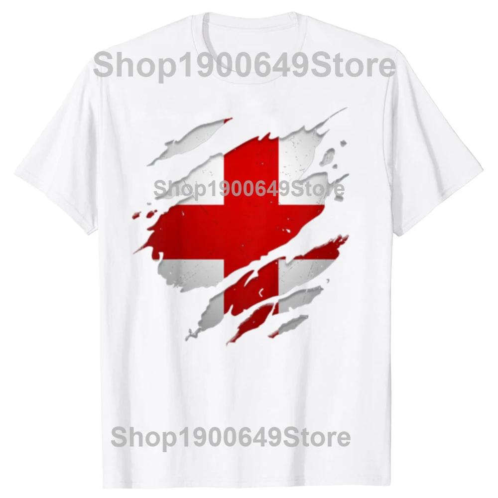 Funny Proud English England Flag T Shirts Summer Graphic Cotton Streetwear Short Sleeve Birthday Gifts Tshirt Mens Clothing