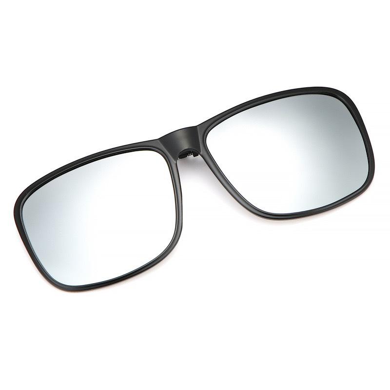 Flip-up Polarized Night Vision Clip-on Sunglasses for Men & Women with Myopia