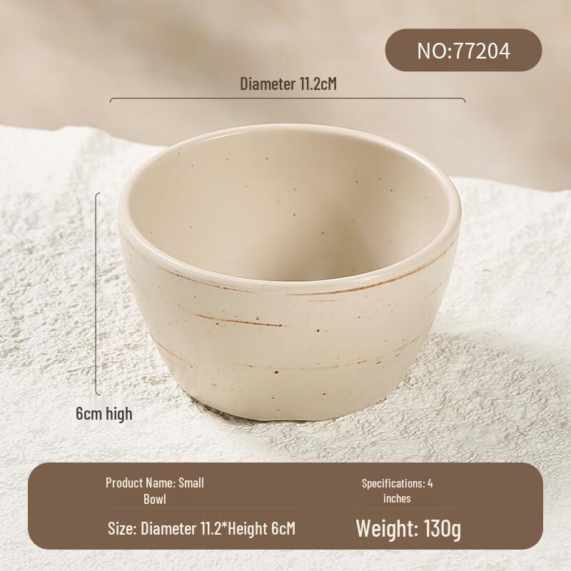 Plastic Dining Bowl & Utensil Set
