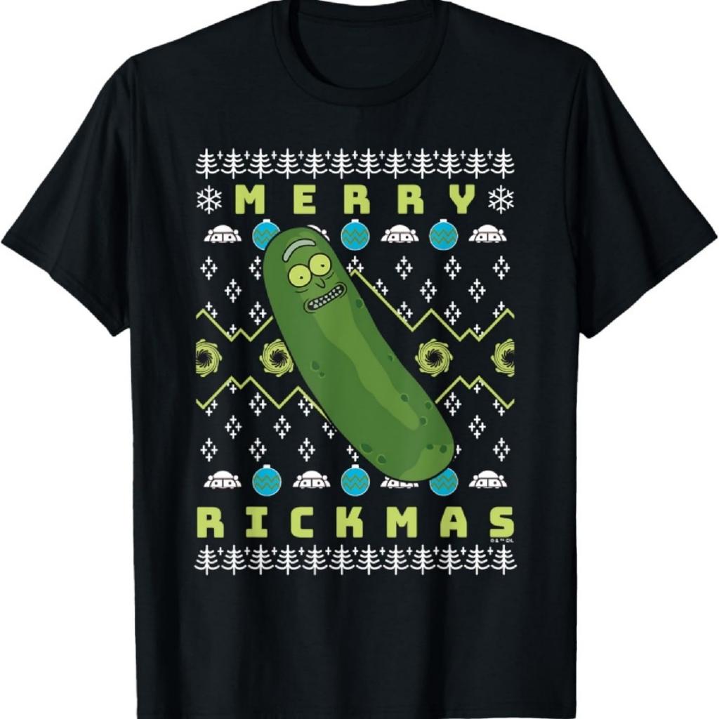 Rick and Morty Merry Pickle Rickmas Ugly Christmas T-Shirt