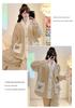 Women’s Winter Coral Fleece Pajama Set - Long Sleeve Flannel Cardigan, Thick Warm Plus Size Home Wear