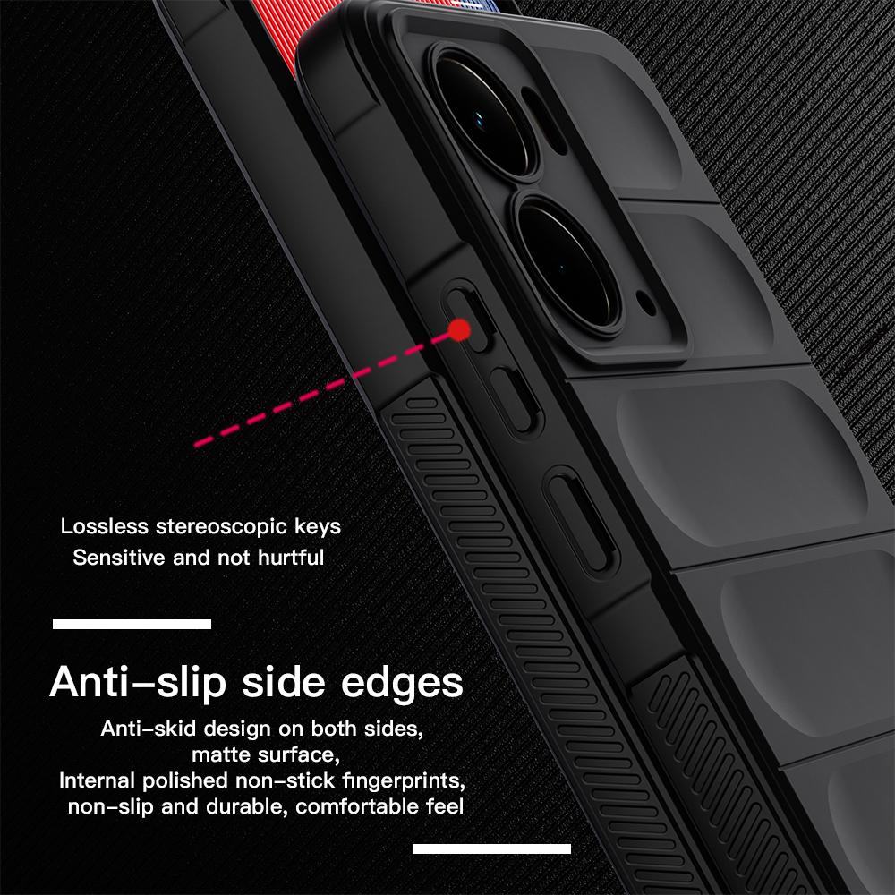 KEYSION Shockproof Matte Case for Realme P3 5G P3 Ultra 5G Anti-skid Soft Silicone Phone Back Cover for OPPO Realme P3 Ultra 5G