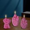 Creative Silicone Molds Mother and Child Candle Figures Moulds Silicone Texture Perfect for Candle Crafting Enthusiasts