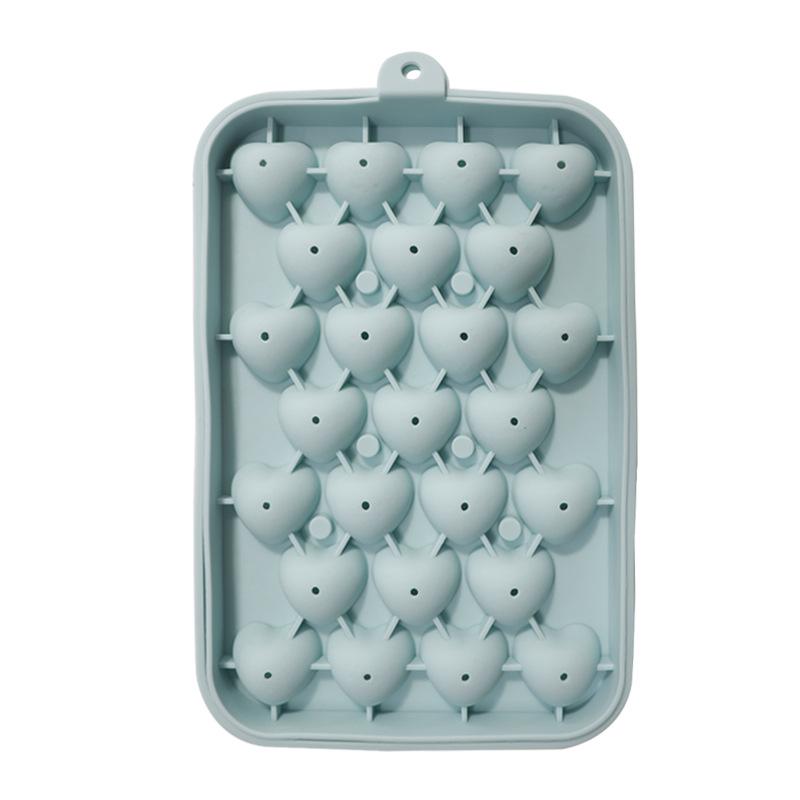 25 Grids Silicone Ice Ball Mold with Lid Easy  Treats for Gatherings