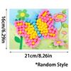 2/4pcs Plush Ball Paintings Felt DIY Handicraft Art Entertainment Supplies for Party Game Home Decor Creative Birthday Gift XJM