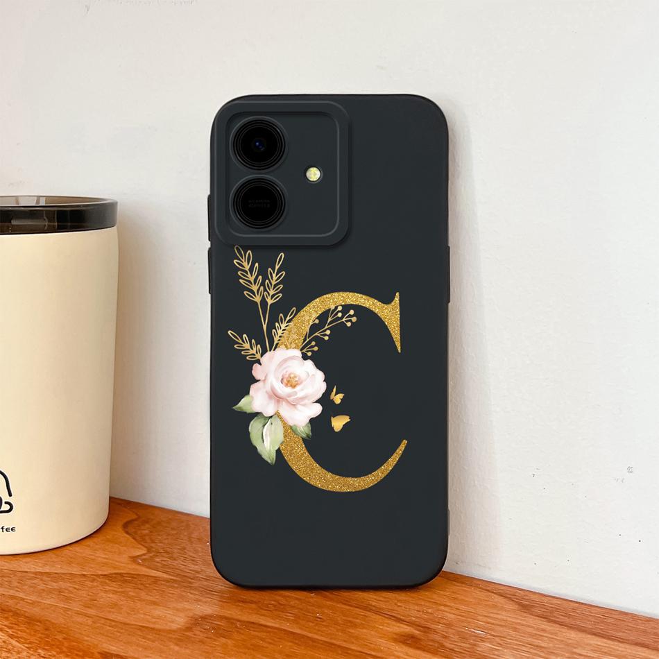 For Honor Play 10 10A 10T Case For Honor Play10 Elegant Rose Letters Soft Back Cover Camera Protection High Quality Phone Cases