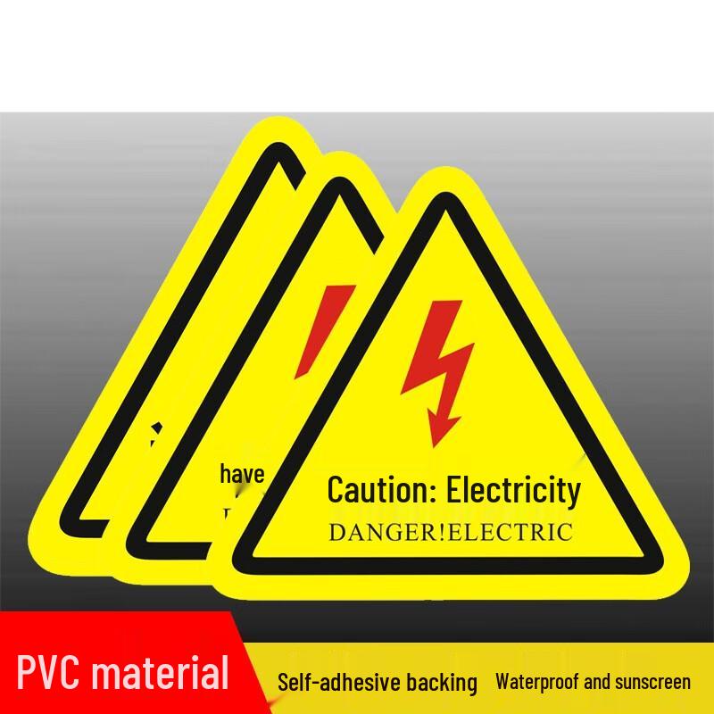 Danger Electric Shock Warning Sticker