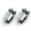 Glass Support Fitting Round Base Mount Hardware Simple Installation for Cabinets Shelves Display Racks and Corner Installation Work