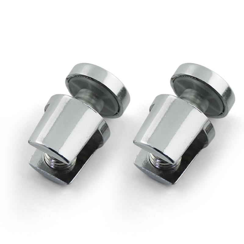 Glass Support Fitting Round Base Mount Hardware Simple Installation for Cabinets Shelves Display Racks and Corner Installation Work