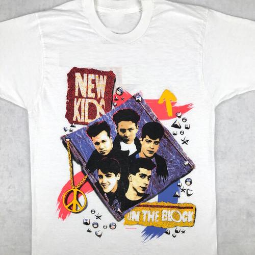 New Kids on The Block Big Step T-Shirt American Oversized Short-sleeved Men Women Fashion Street Hip-hop Rock Top