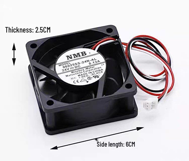 Yaskawa 24V 0.13A Drive Fan NMB 04020VA-24P-BL 06025SA-24Q-BL